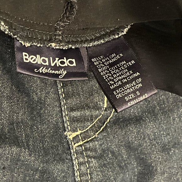 BELLA VIDA MATERNITY Skinny Jeans Size Small Like New Stretchy Nice Detail - Picture 4 of 8